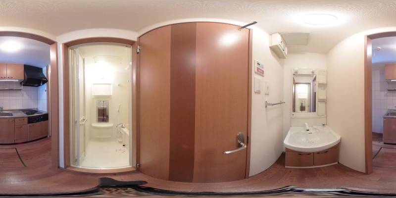 パノラマ画像洗面所