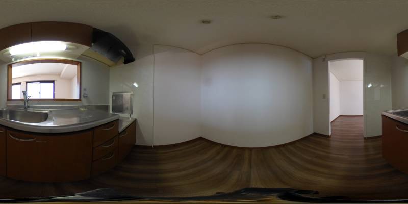 パノラマ画像キッチン