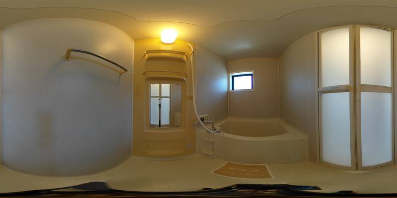 パノラマ画像バスルーム