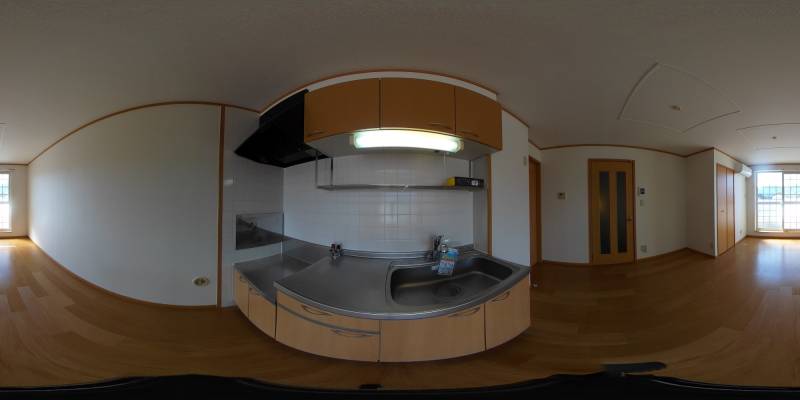 パノラマ画像キッチン