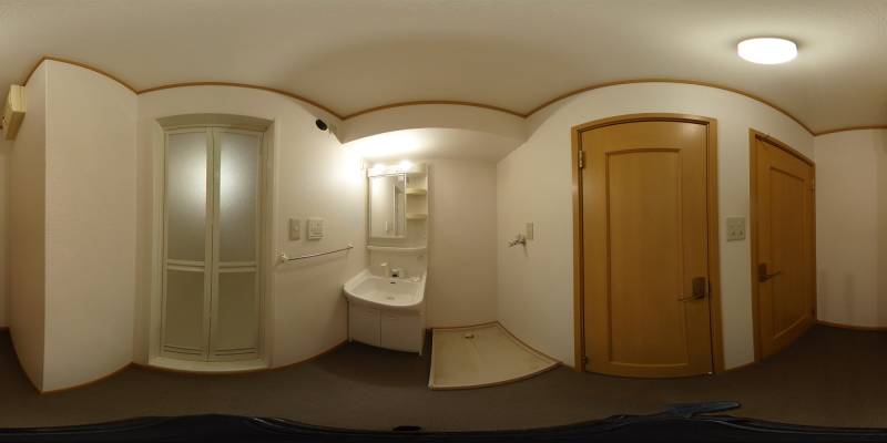 パノラマ画像洗面所