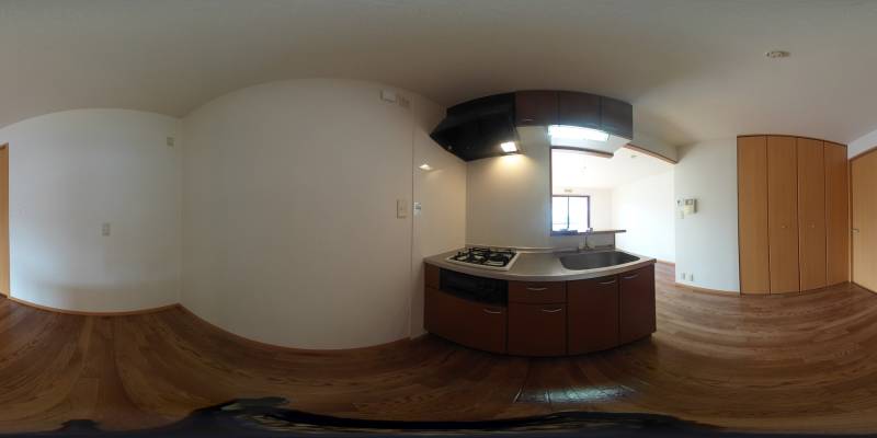 パノラマ画像キッチン