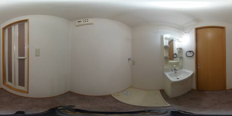 パノラマ画像洗面所