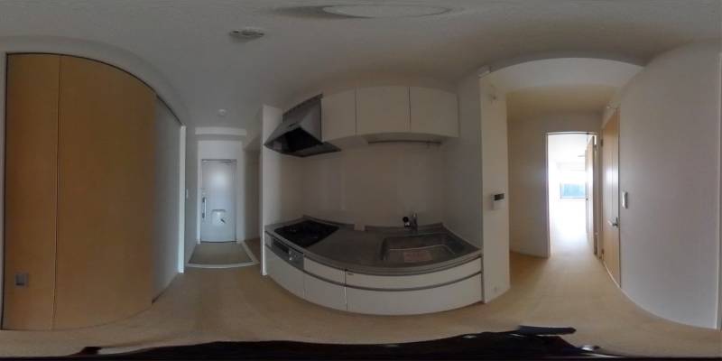 パノラマ画像キッチン