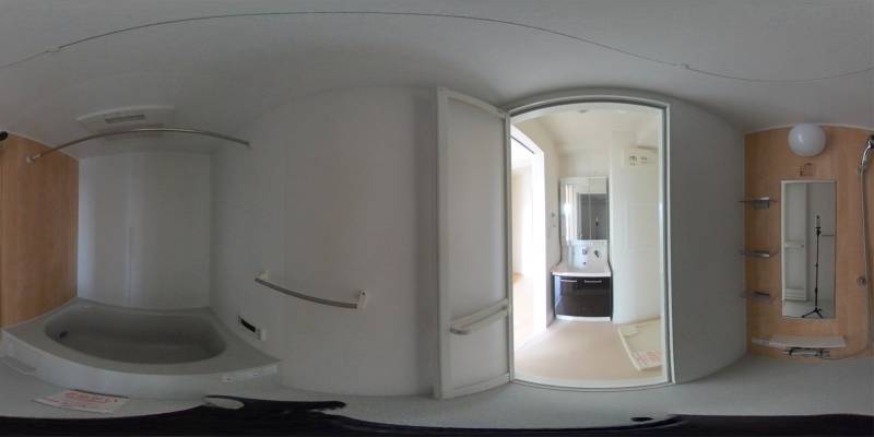 パノラマ画像バスルーム