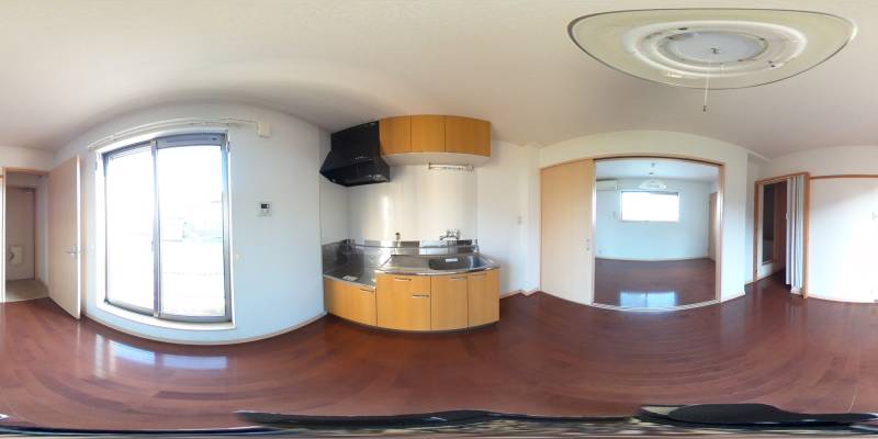 パノラマ画像キッチン