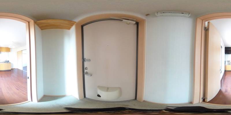 パノラマ画像玄関