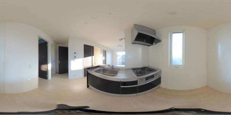 パノラマ画像キッチン