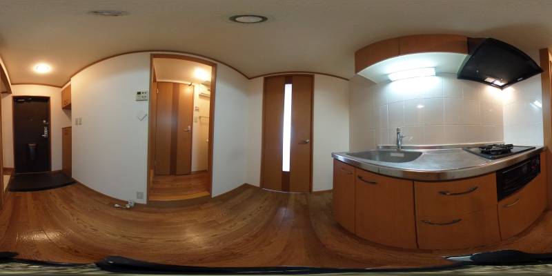 パノラマ画像キッチン