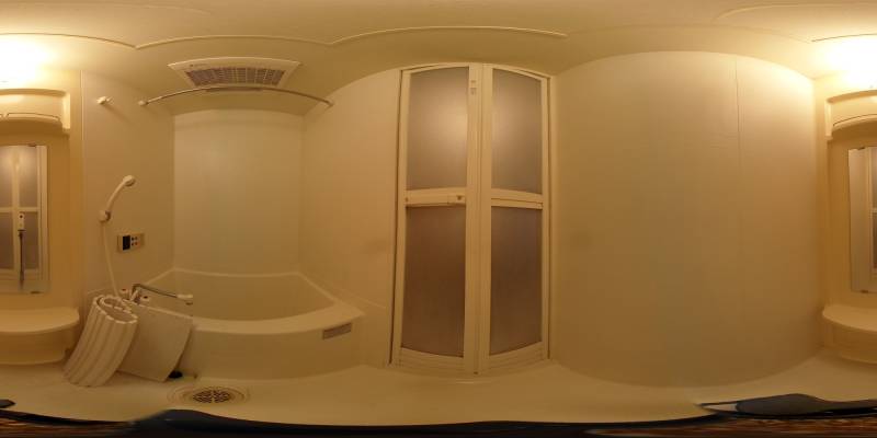 パノラマ画像バスルーム