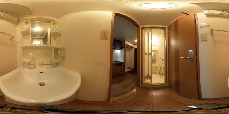 パノラマ画像洗面所