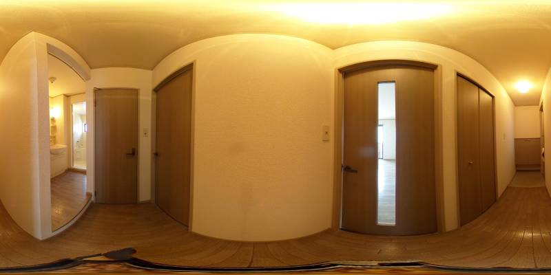 パノラマ画像玄関