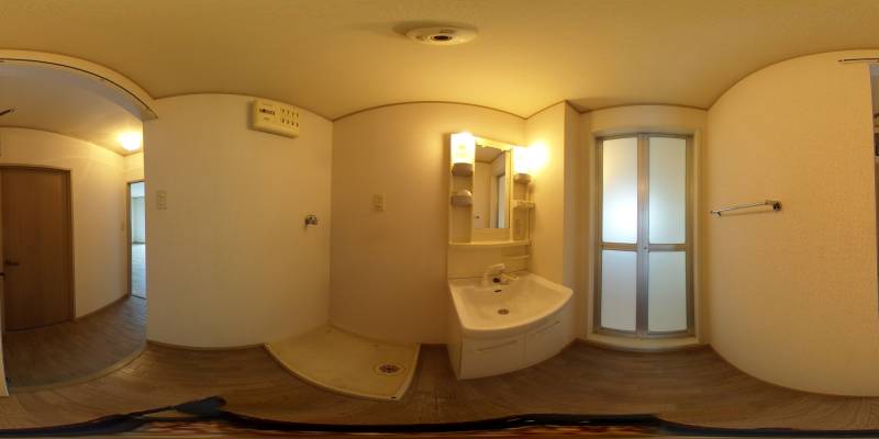 パノラマ画像洗面所