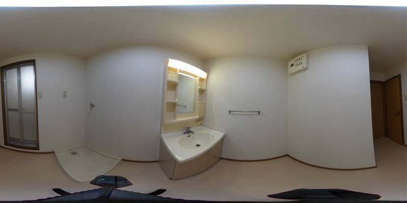 パノラマ画像洗面所