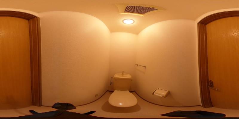 パノラマ画像トイレ