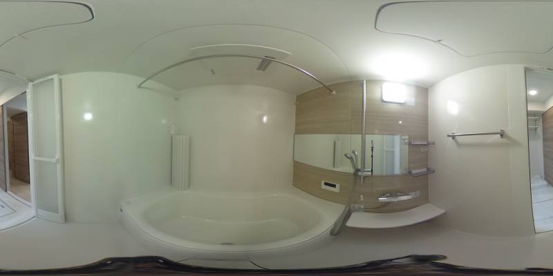 パノラマ画像バスルーム