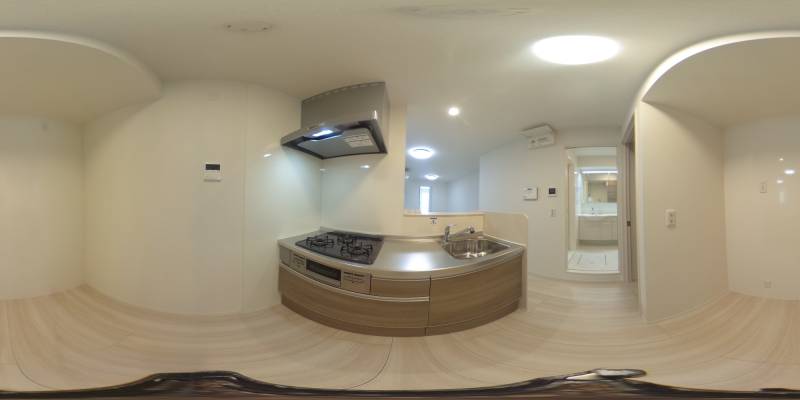 パノラマ画像キッチン