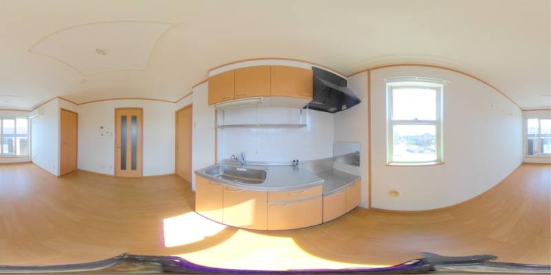 パノラマ画像キッチン