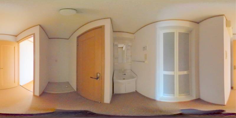 パノラマ画像洗面所