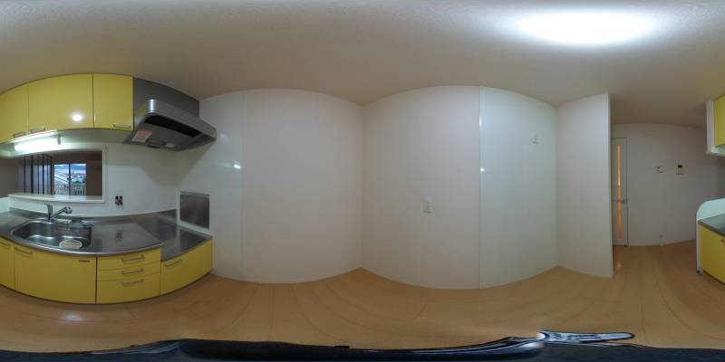 パノラマ画像キッチン