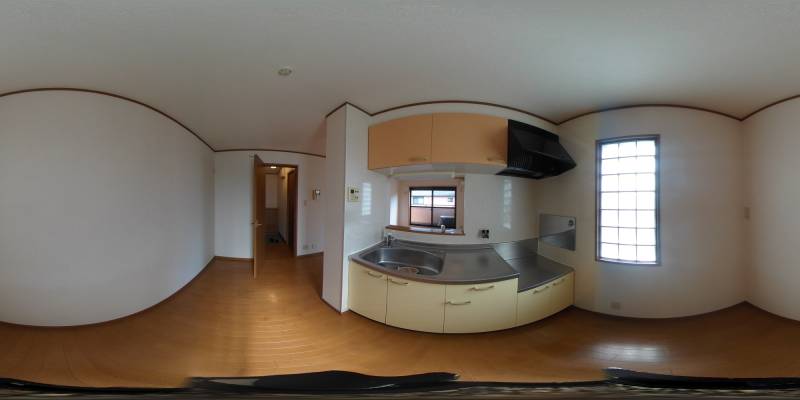 パノラマ画像キッチン