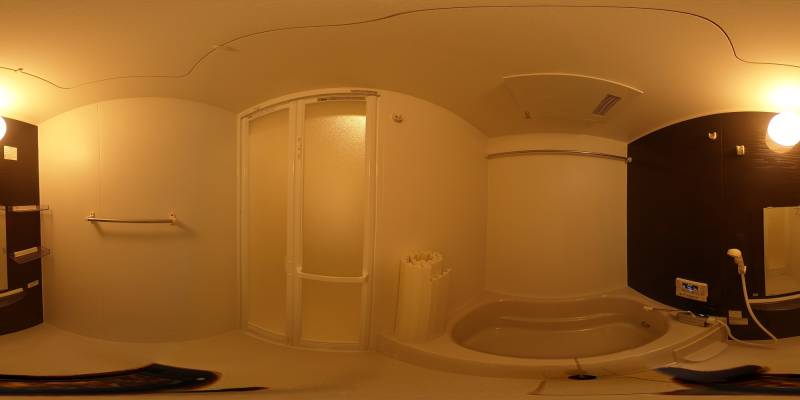 パノラマ画像バスルーム