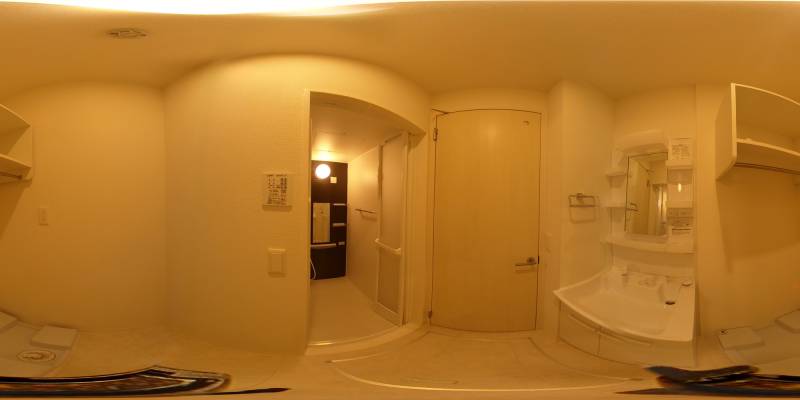 パノラマ画像洗面所