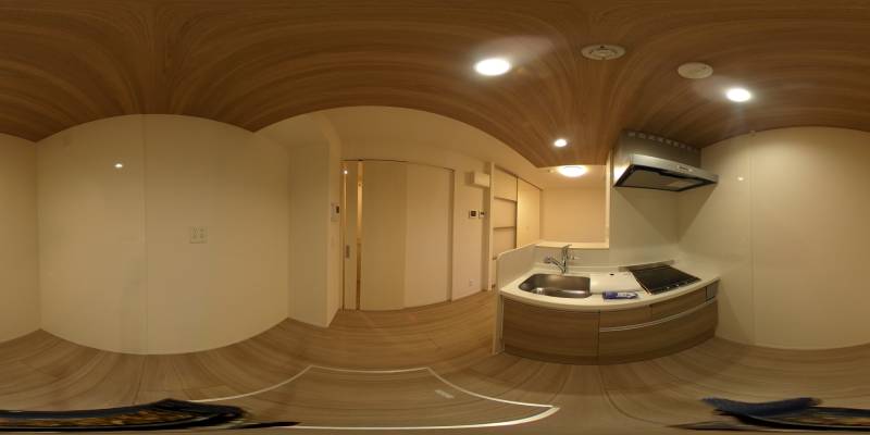 パノラマ画像キッチン