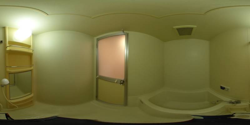 パノラマ画像バスルーム