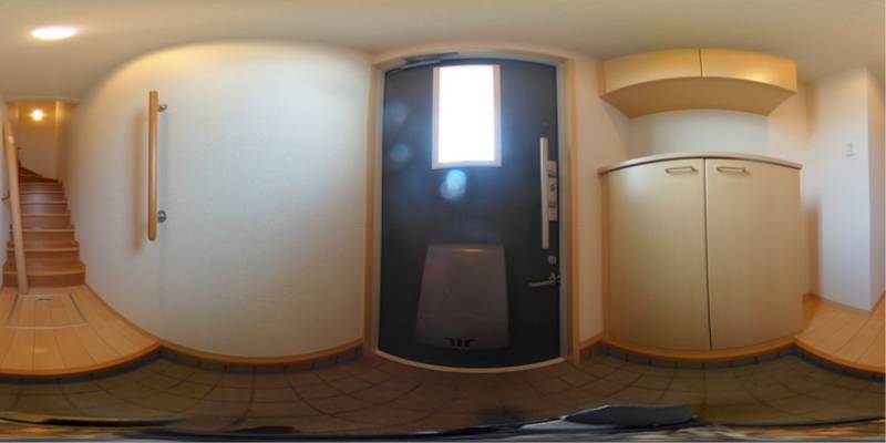 パノラマ画像玄関