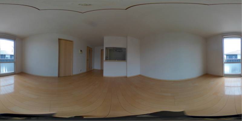 パノラマ画像リビング