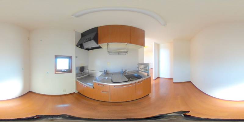 パノラマ画像キッチン