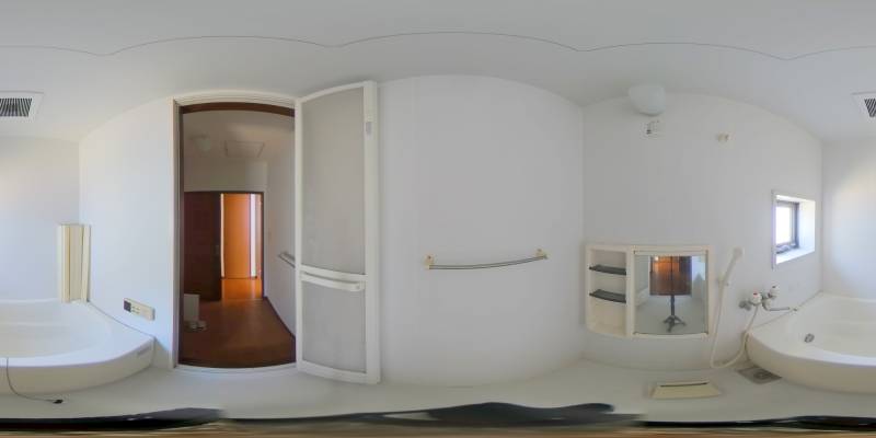 パノラマ画像バスルーム