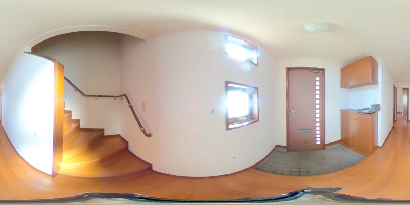 パノラマ画像玄関