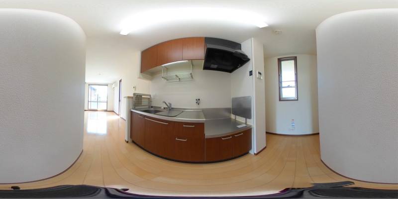 パノラマ画像キッチン