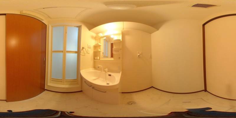 パノラマ画像洗面所
