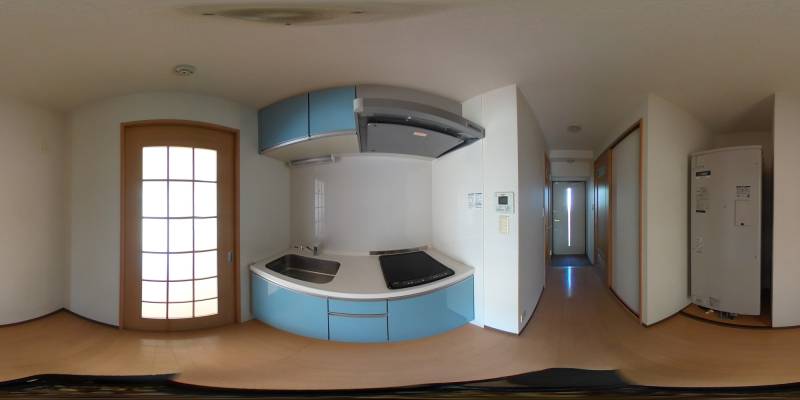 パノラマ画像キッチン