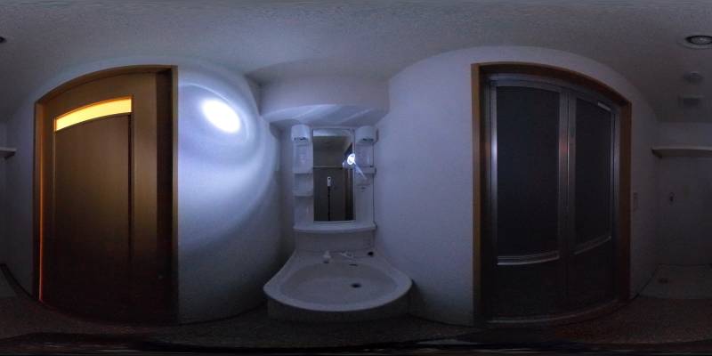 パノラマ画像洗面所