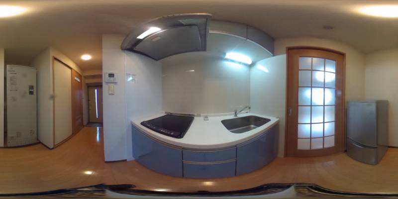 パノラマ画像キッチン