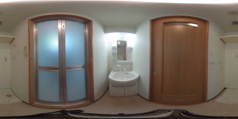 パノラマ画像洗面所