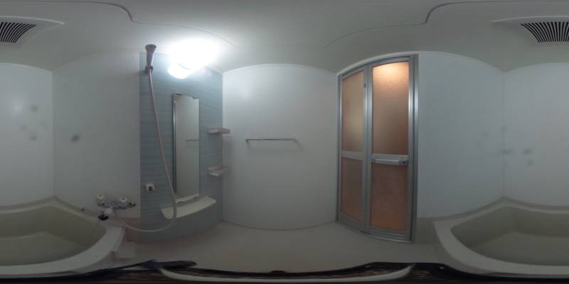 パノラマ画像バスルーム