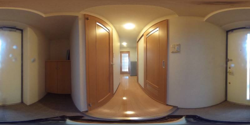 パノラマ画像玄関