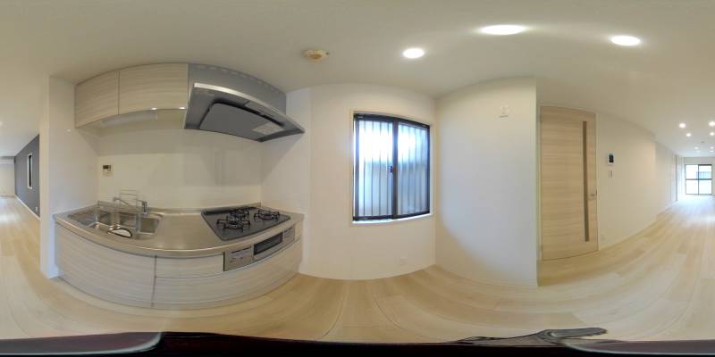 パノラマ画像キッチン