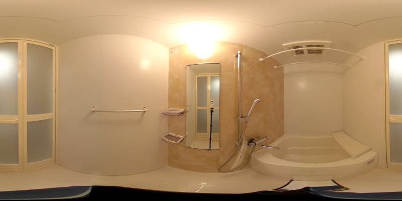 パノラマ画像バスルーム