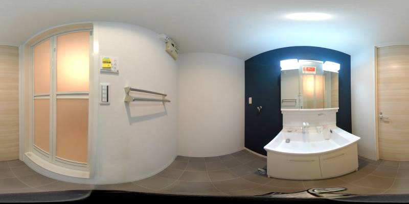 パノラマ画像洗面所