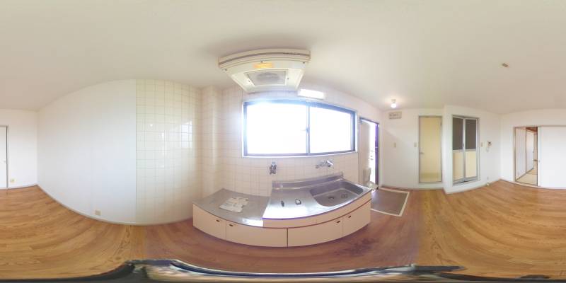 パノラマ画像キッチン