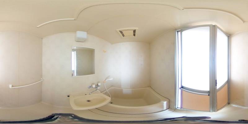 パノラマ画像バスルーム
