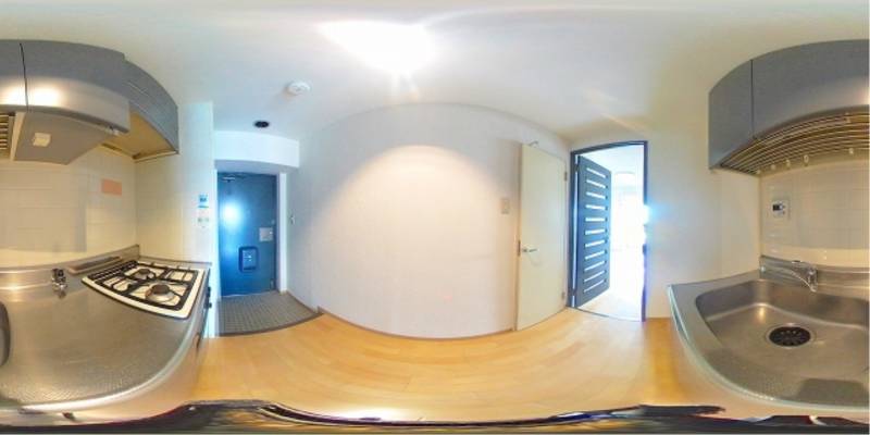 パノラマ画像キッチン