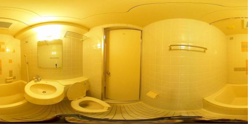 パノラマ画像バスルーム