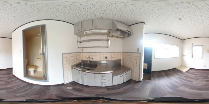 パノラマ画像キッチン